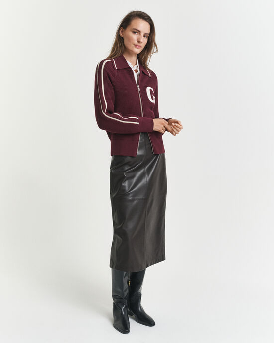 Nahkainen midimittainen kynähame