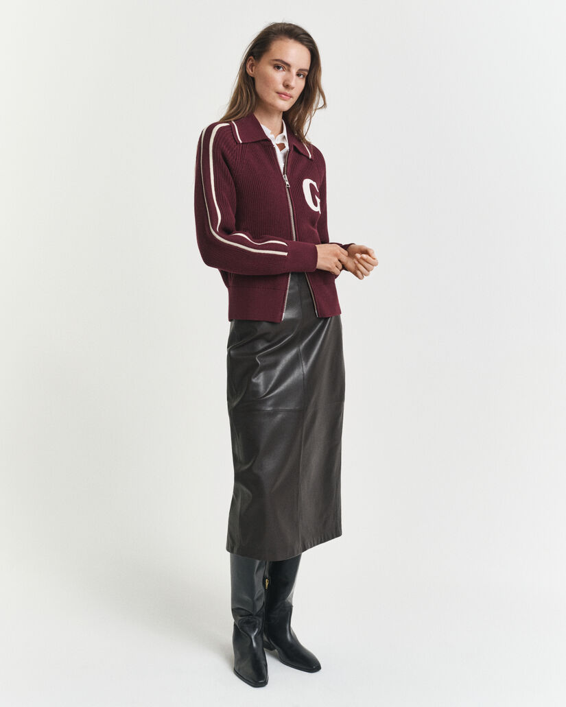 Nahkainen midimittainen kynähame