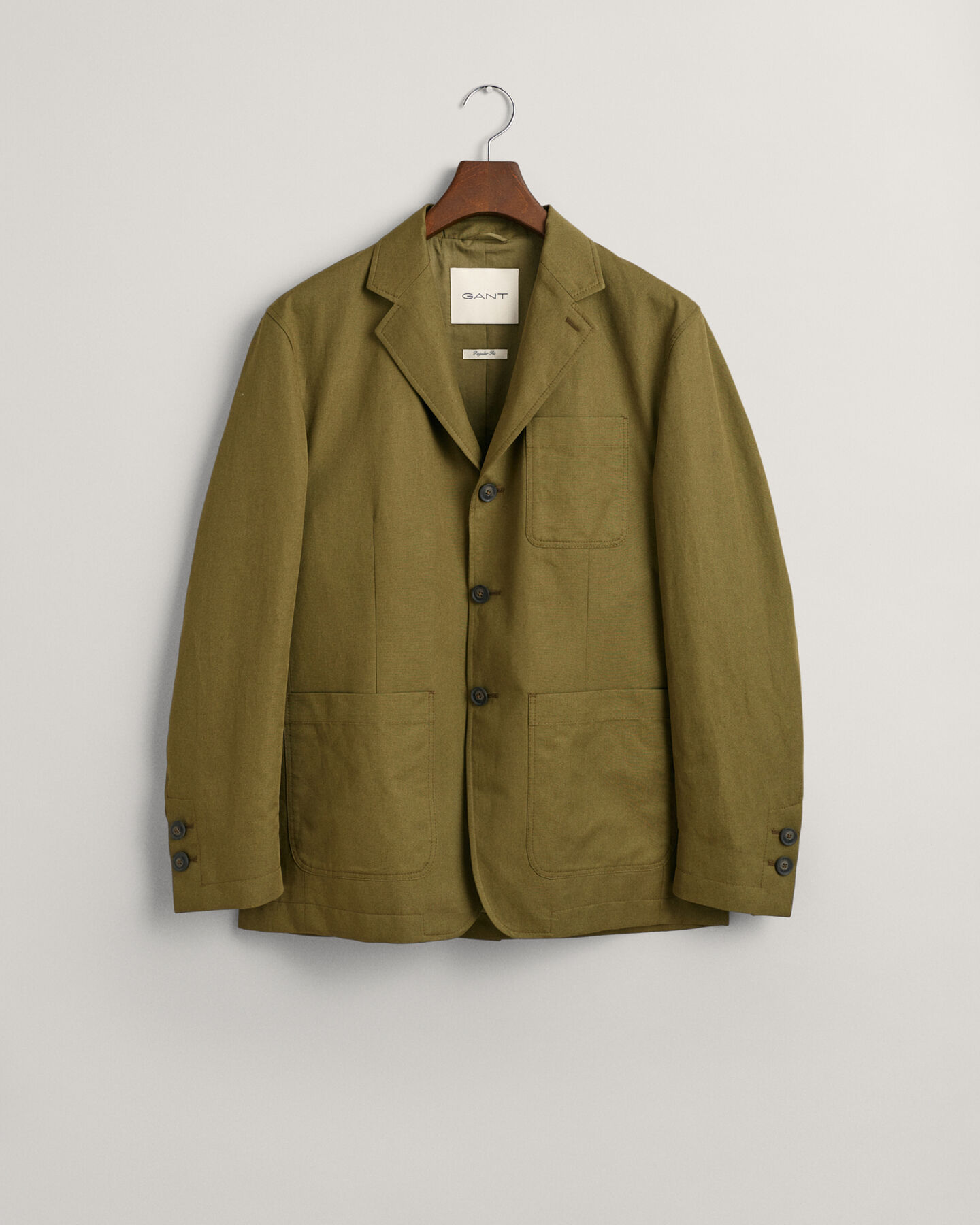 Regular fit ‑mitoitettu puuvillableiseri