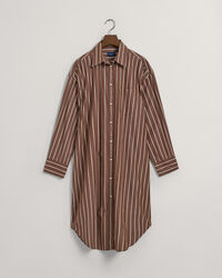 Oversized fit -mitoitettu raidallinen paitamekko