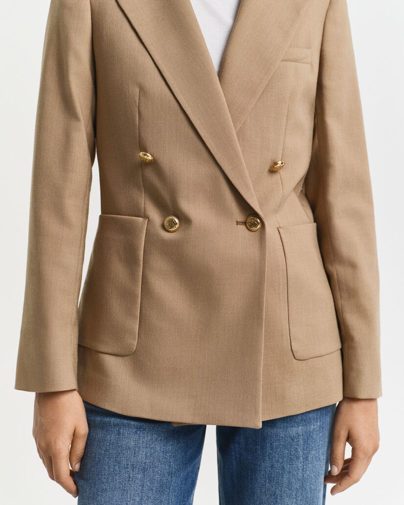 Slim fit ‑mitoitettu klubitakki