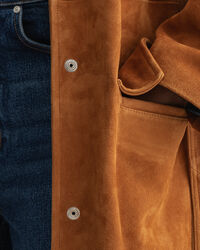 Mokkanahkatakki vyöllä