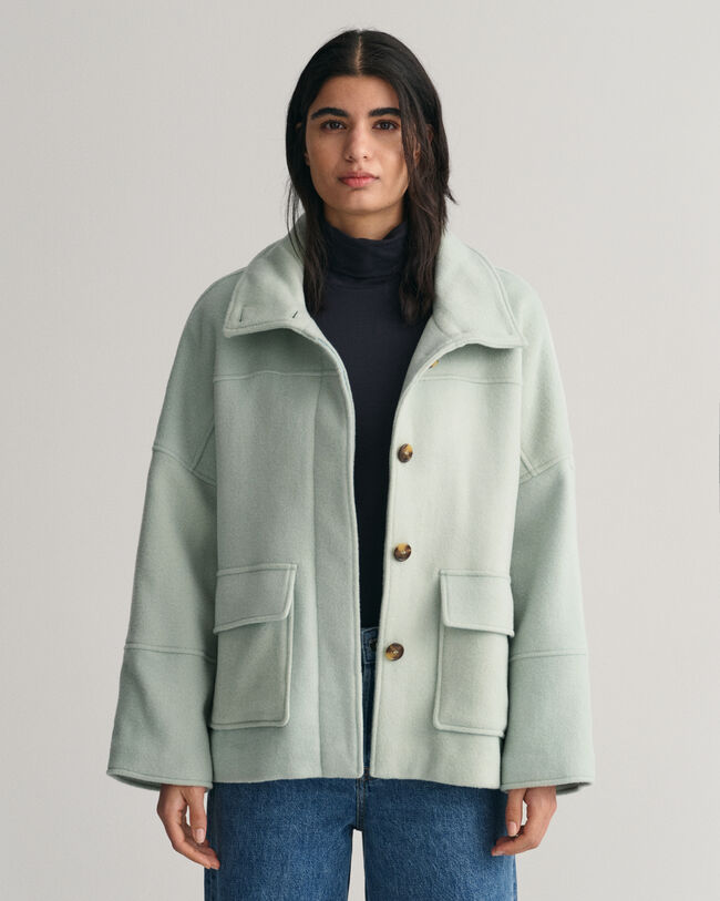 Lyhyt villakangastakki