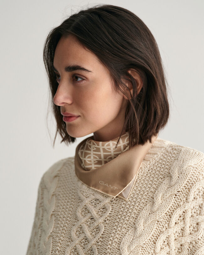 G Patterned ‑silkkihuivi