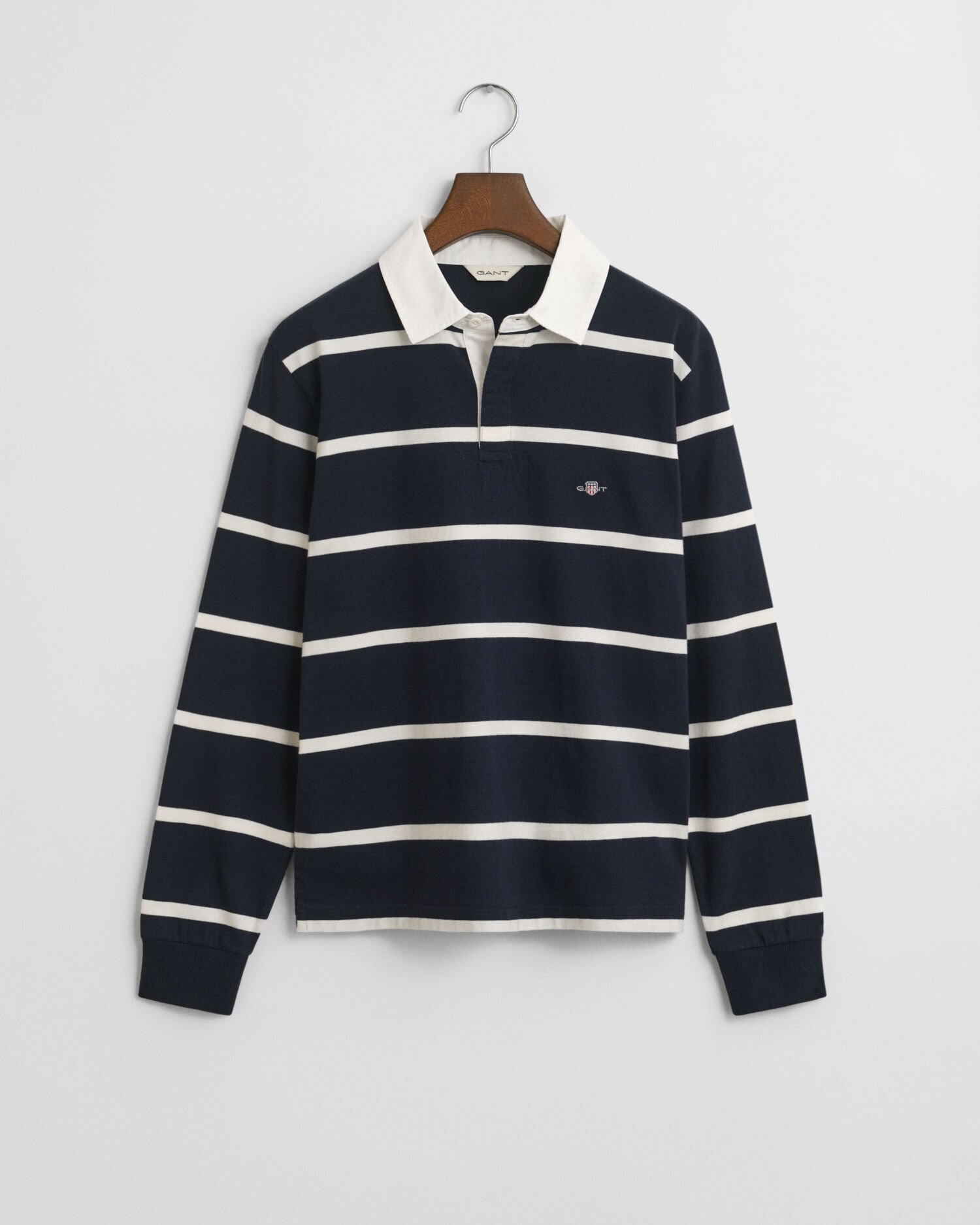 Teens-malliston raidallinen Shield Rugger ‑paita