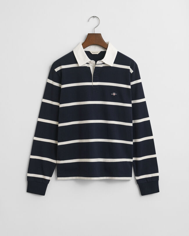 Teens-malliston raidallinen Shield Rugger ‑paita