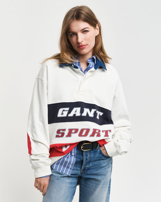 Denimkauluksinen Heavy Rugger ‑paita