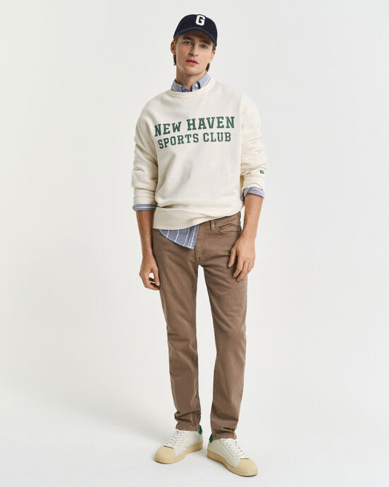 Slim fit ‑mitoitetut Desert-farkut