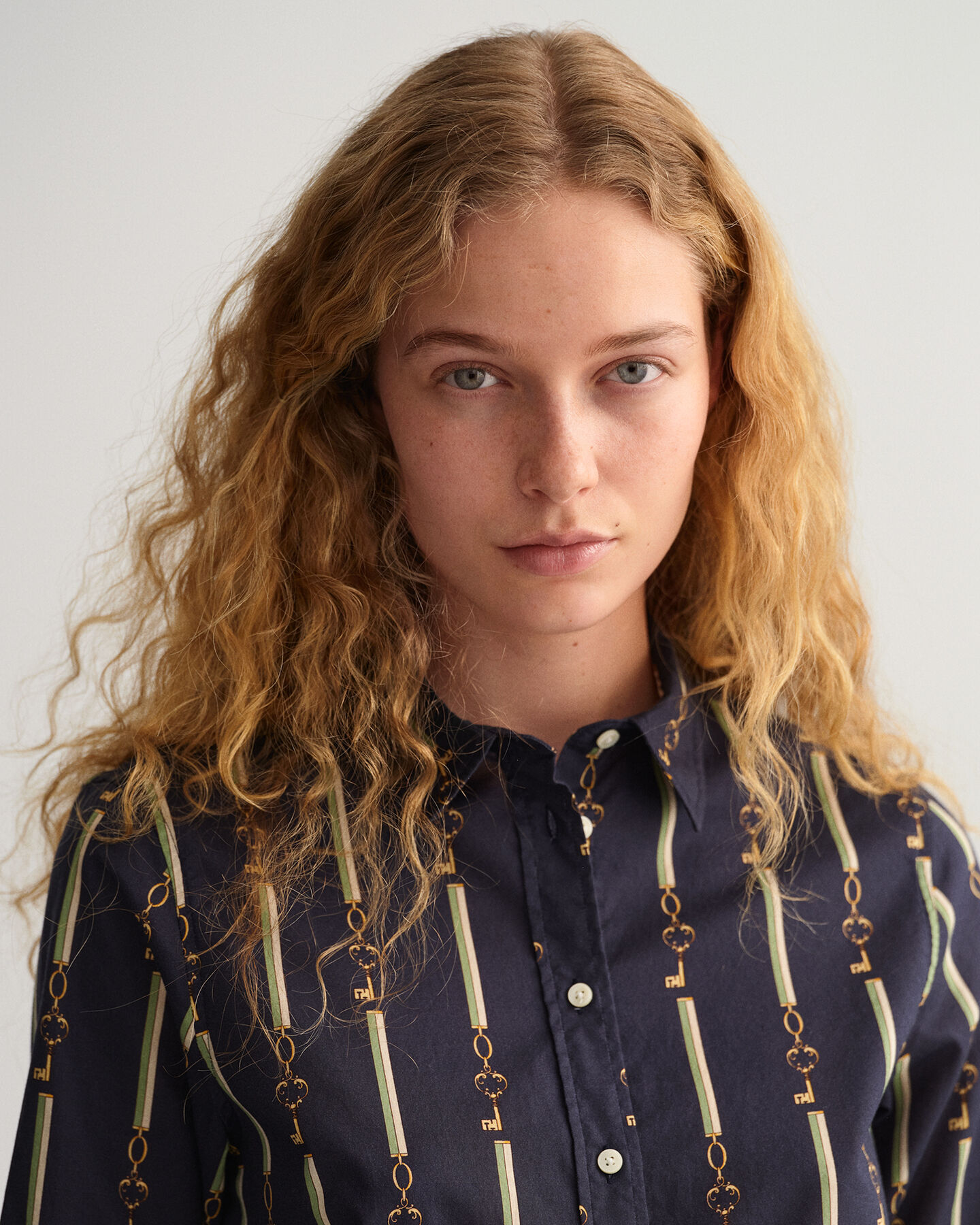 Regular fit ‑mitoitettu American Luxe ‑puuvillavoileepaita