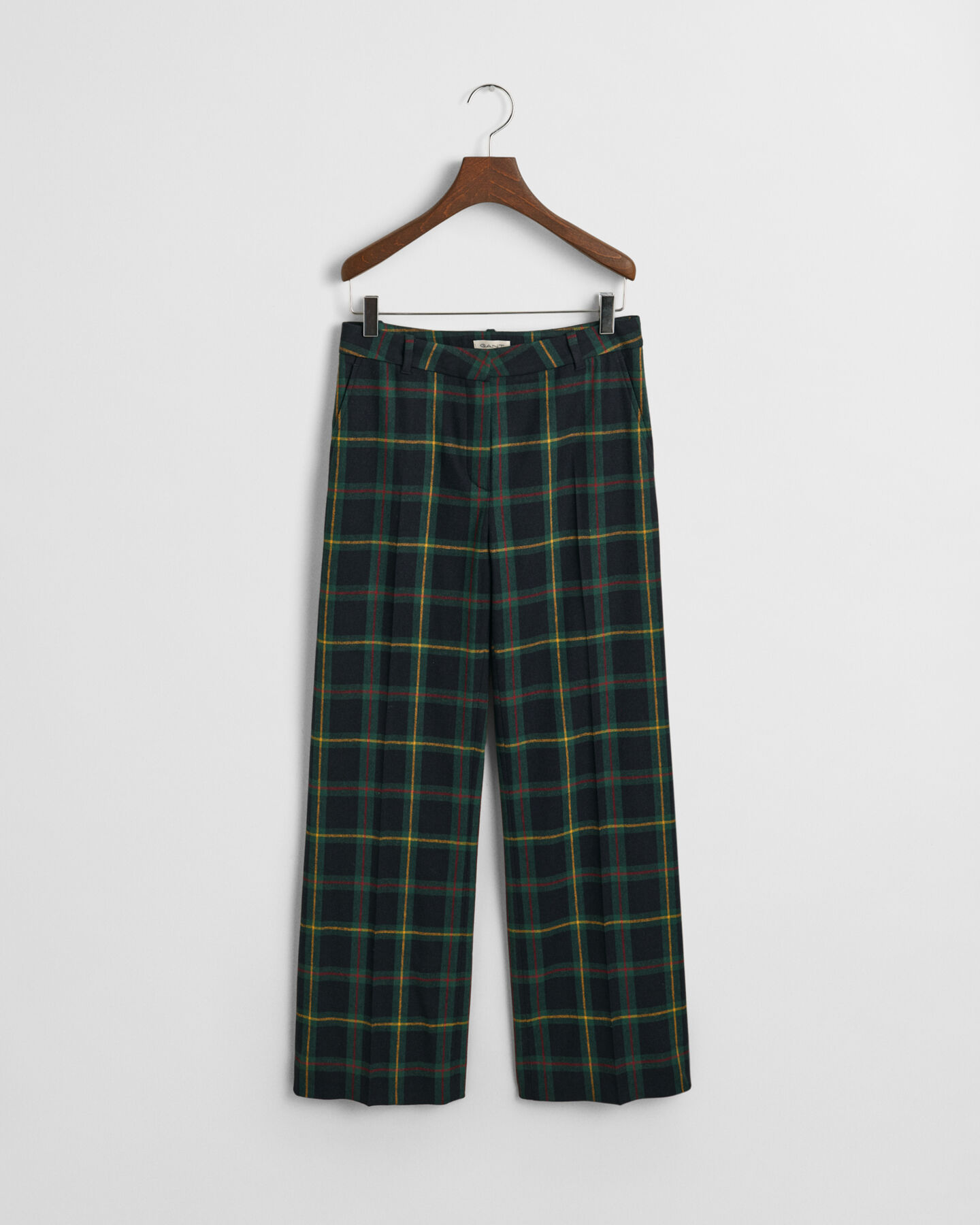 Suoralahkeiset ruudulliset puvunhousut