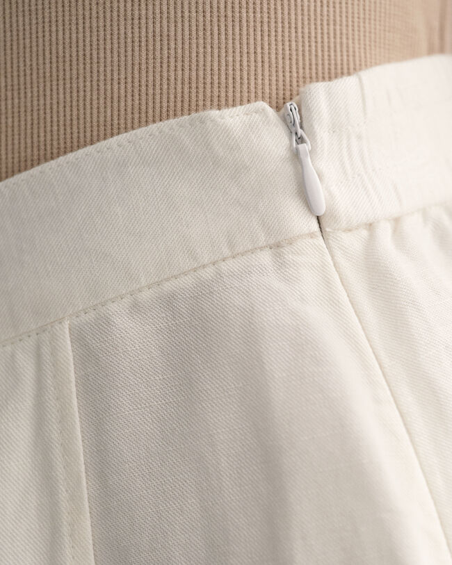 Midi-hame pellava-viskoosisekoitetta