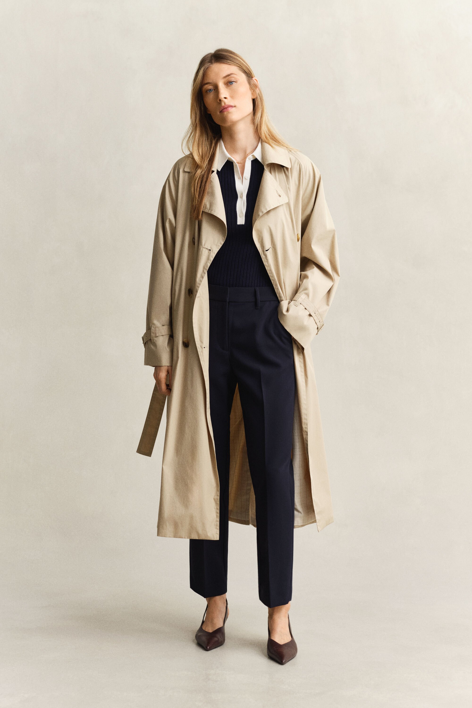 Slim fit ‑mitoitetut housut