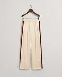 Relaxed fit -mitoitetut huolettomat raitahousut