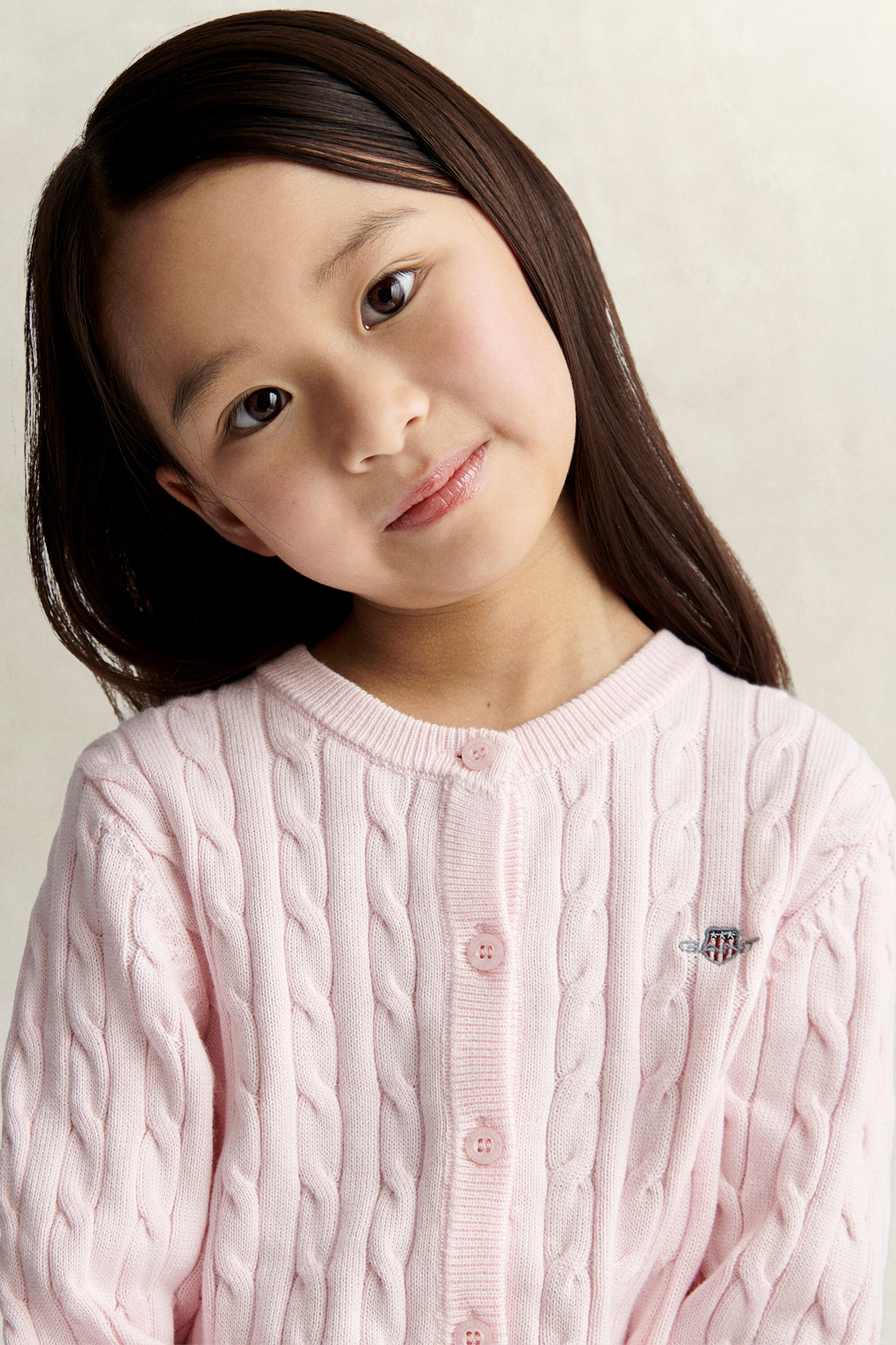 Girls-malliston Shield-palmikkoneuletakki