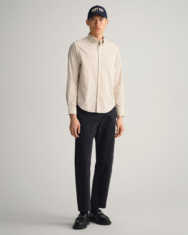 Regular fit ‑mitoitettu Window Check ‑paita