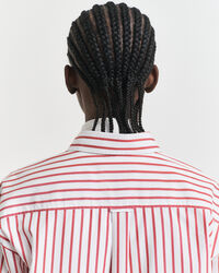 Relaxed fit ‑mitoitettu raidallinen Classic-popliinipaita