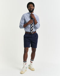 Relaxed fit ‑mitoitetut chinoshortsit puuvillatvilliä