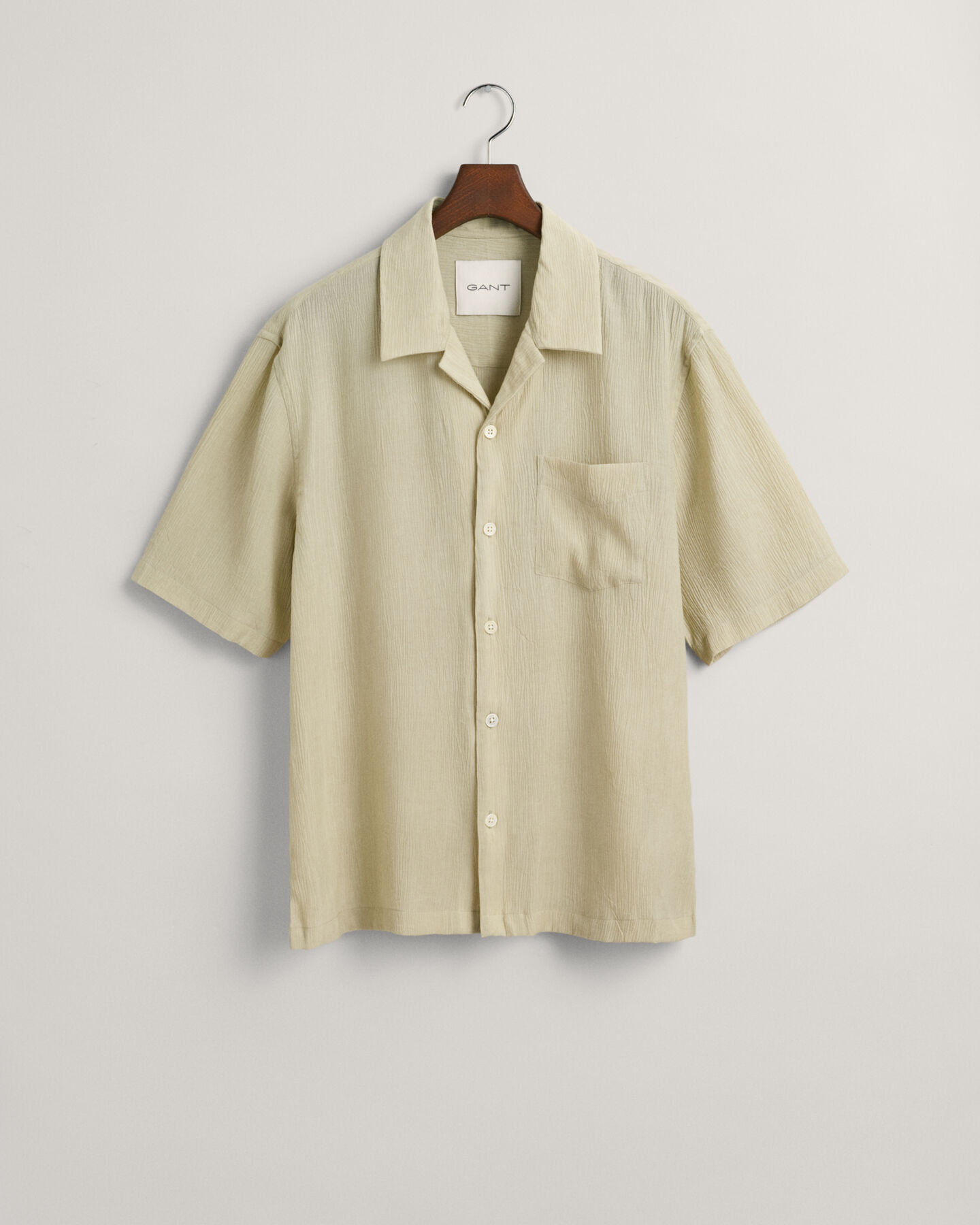 Relaxed&nbsp;fit ‑mitoitettu kohopintainen paita