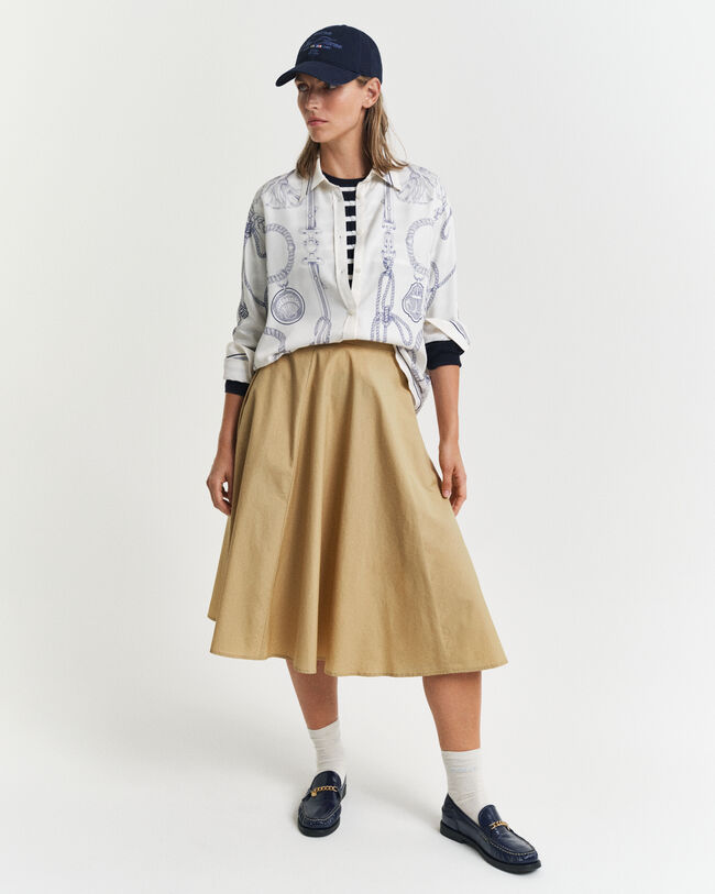 Relaxed fit ‑mitoitettu Sailing-printtipaita