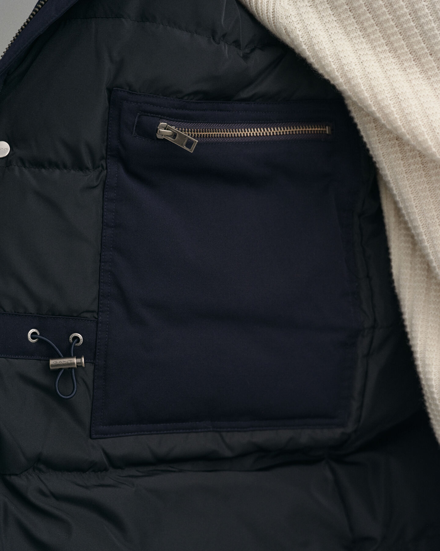 Topattu flanellikankainen maastotakki