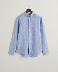 Regular fit ‑mitoitettu pellavapaita