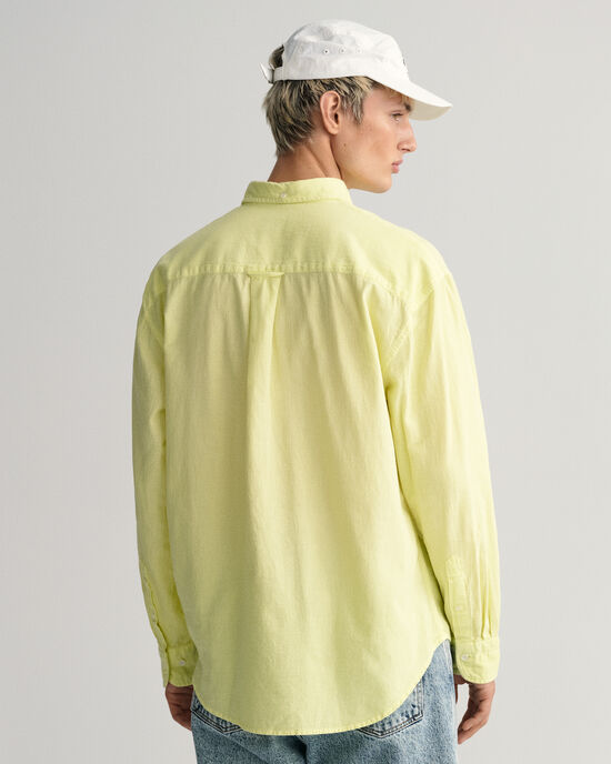 Relaxed fit ‑mitoitettu Textured Weave -paita