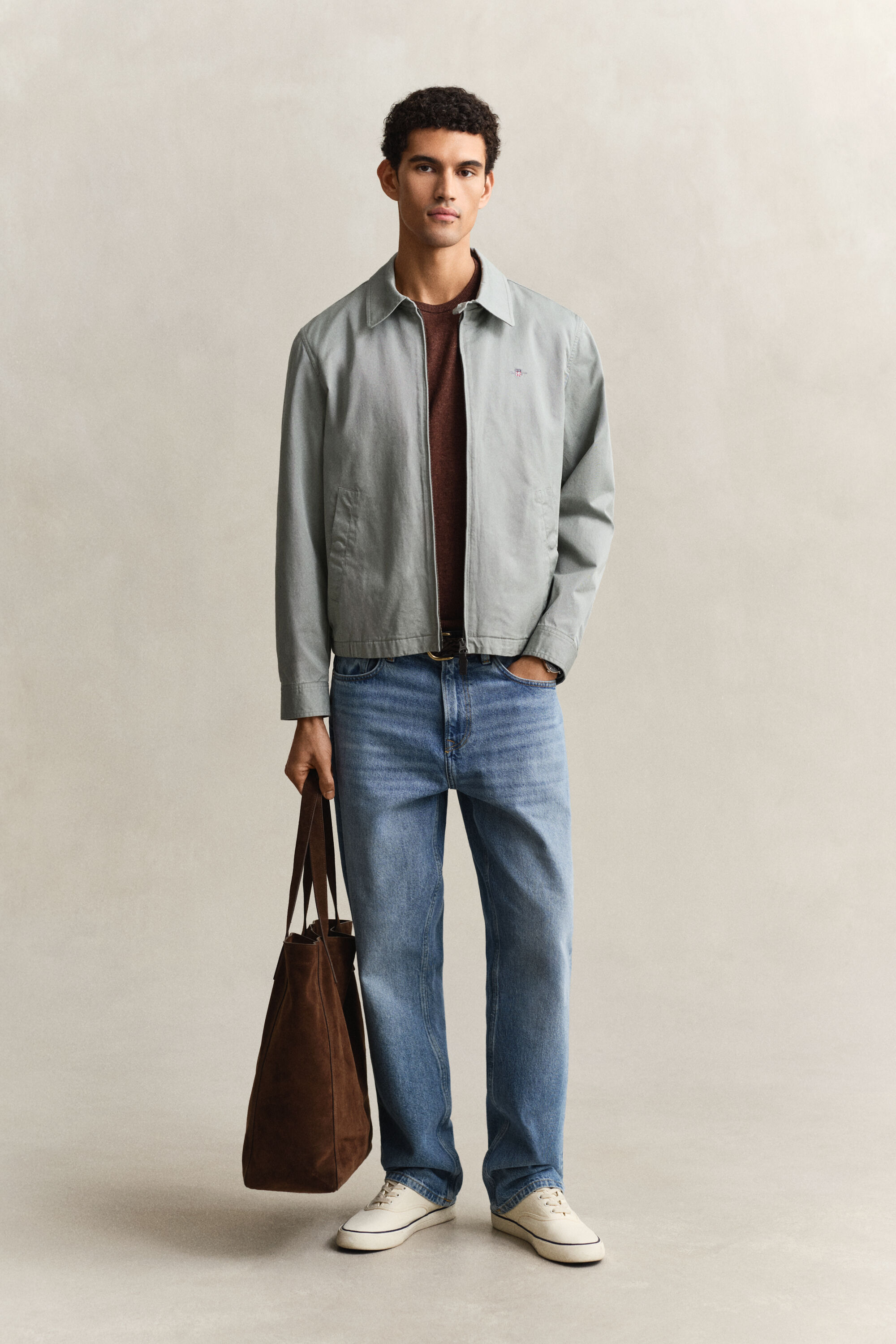 Puuvillainen Windcheater-takki