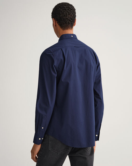 Slim fit ‑mitoitettu paita broadcloth-kankaasta