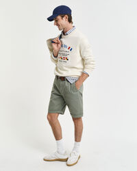 Regular fit ‑mitoitetut Sunfaded-chinoshortsit