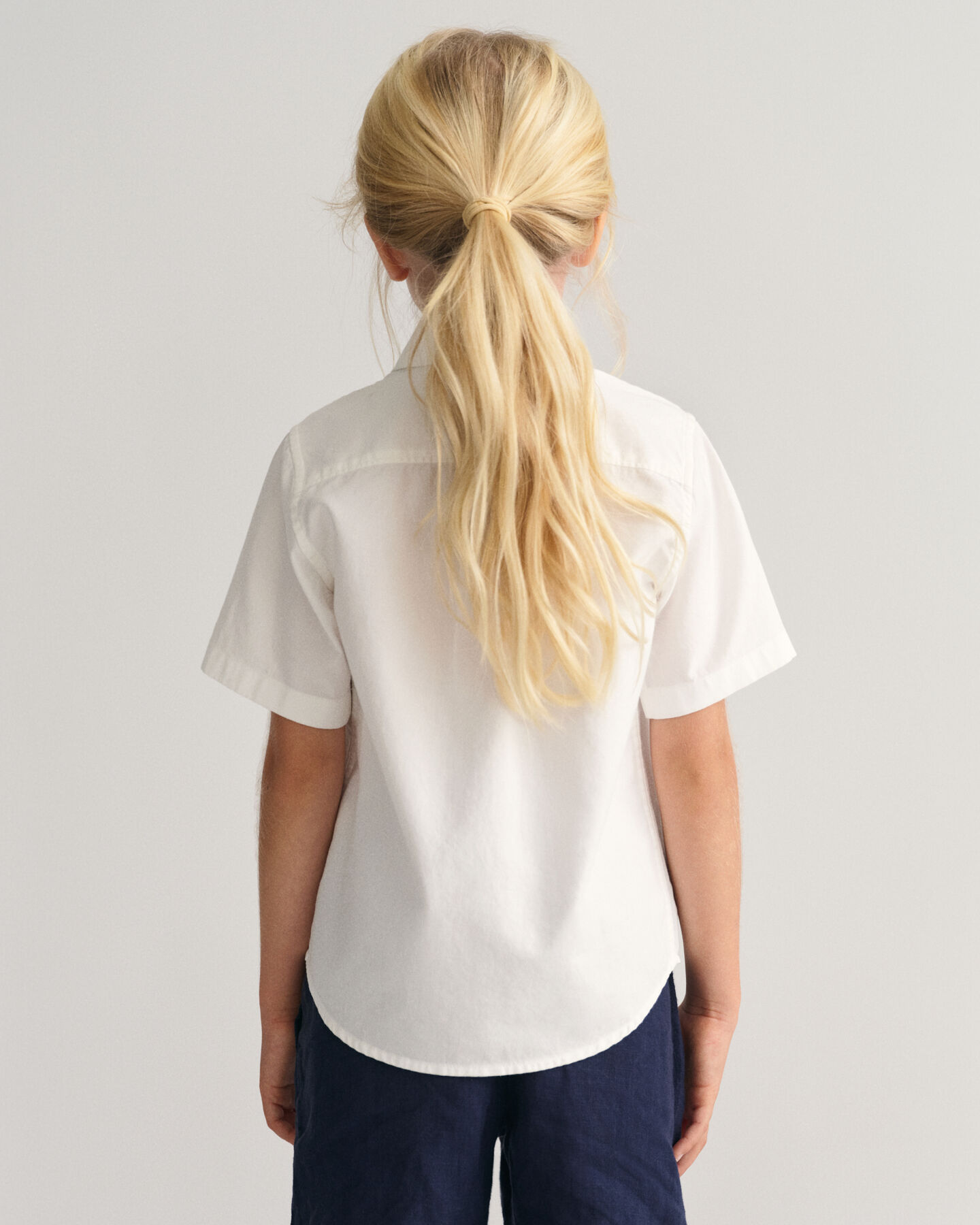 Kids-malliston lyhythihainen oxford-paita