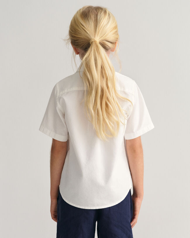 Kids-malliston lyhythihainen oxford-paita