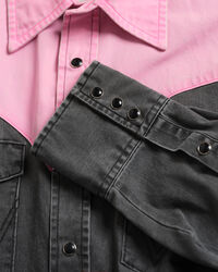 Wrangler x GANT ‑malliston relaxed fit ‑mitoitettu Western Neon ‑paita