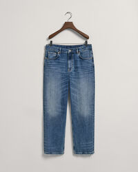 Relaxed fit ‑mitoitetut farkut