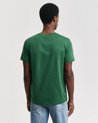 Kirjailtu Seasonal Essential Archive Shield ‑t‑paita