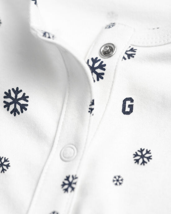 Baby-malliston Snowflake & G ‑printtipyjama