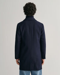 Hyvin istuva klassinen päällystakki villasta