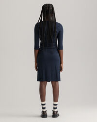 Jerseykankainen kietaisumekko