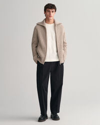 Vetoketjullinen villatakki