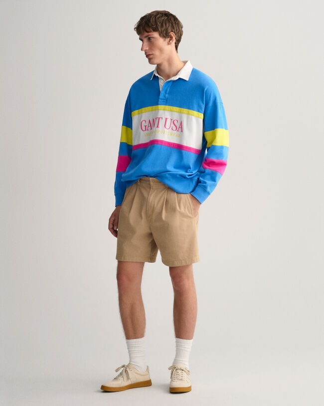 Relaxed fit ‑mitoitetut laskosshortsit