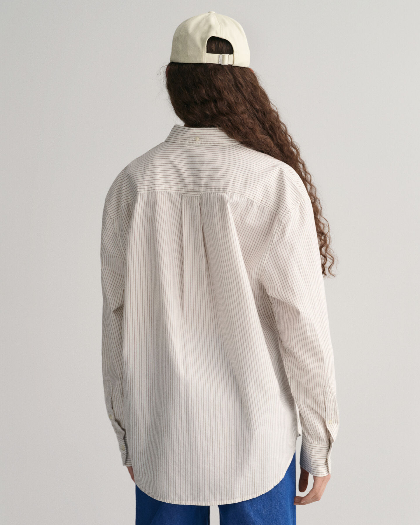 Relaxed&nbsp;fit ‑mitoitettu raidallinen Archive-oxford-paita