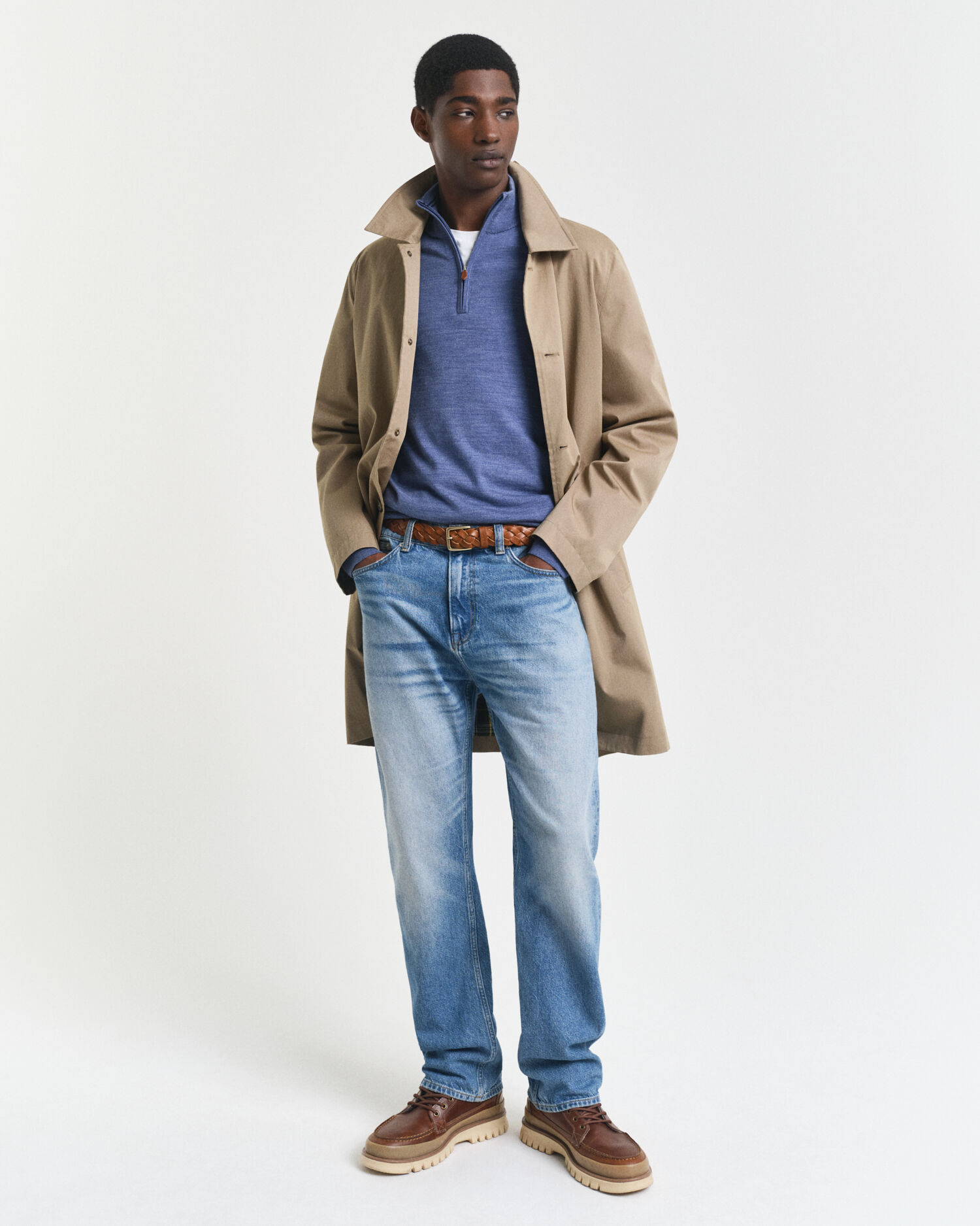 Ohut merinovillaneule, vetoketjukaulus