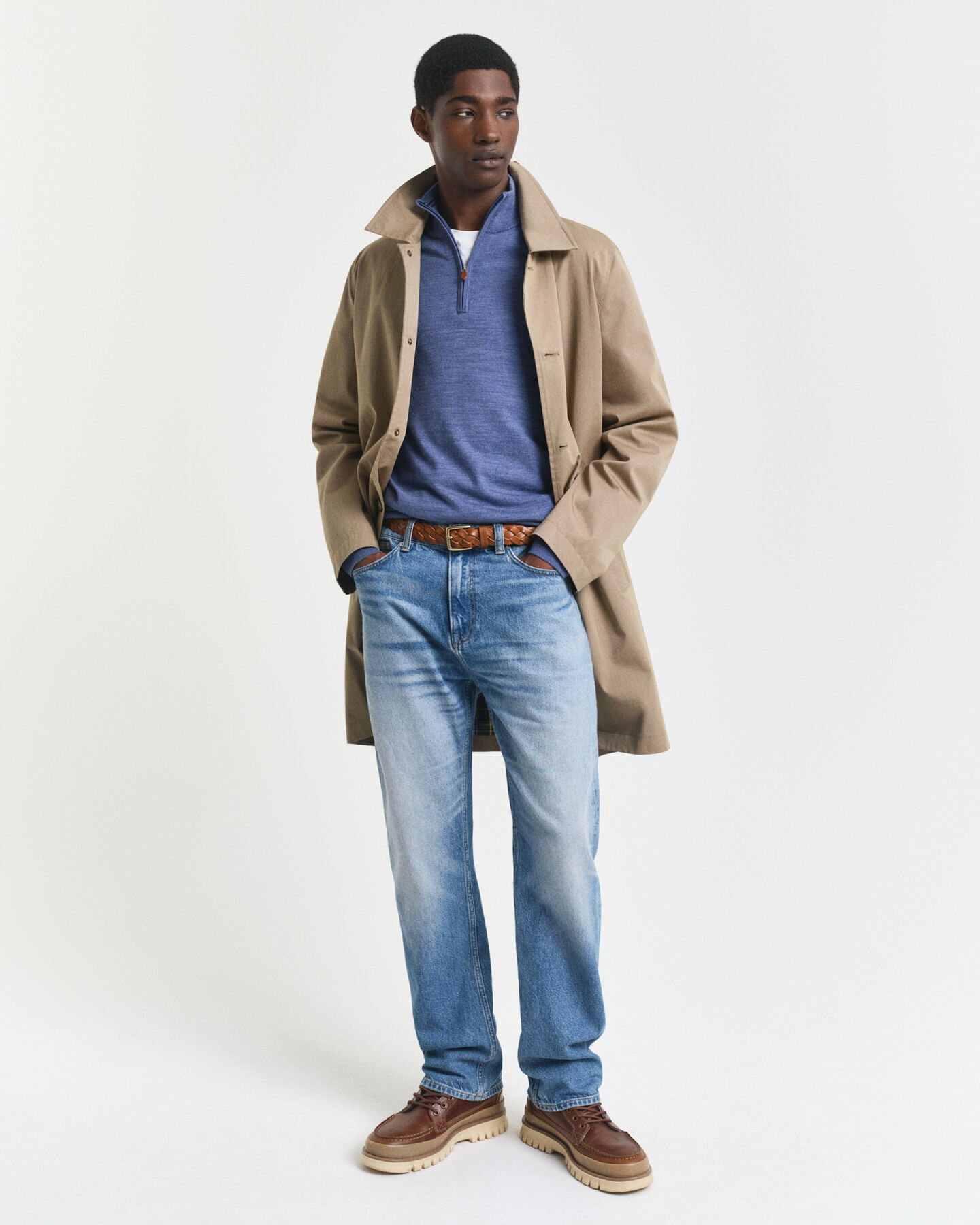 Ohut merinovillaneule, vetoketjukaulus