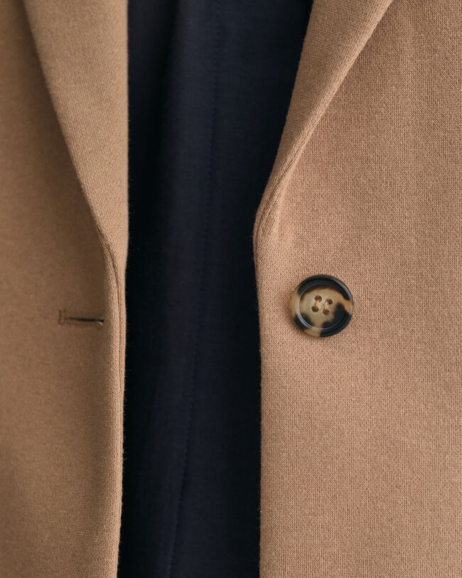 Regular fit ‑mitoitettu jerseybleiseri