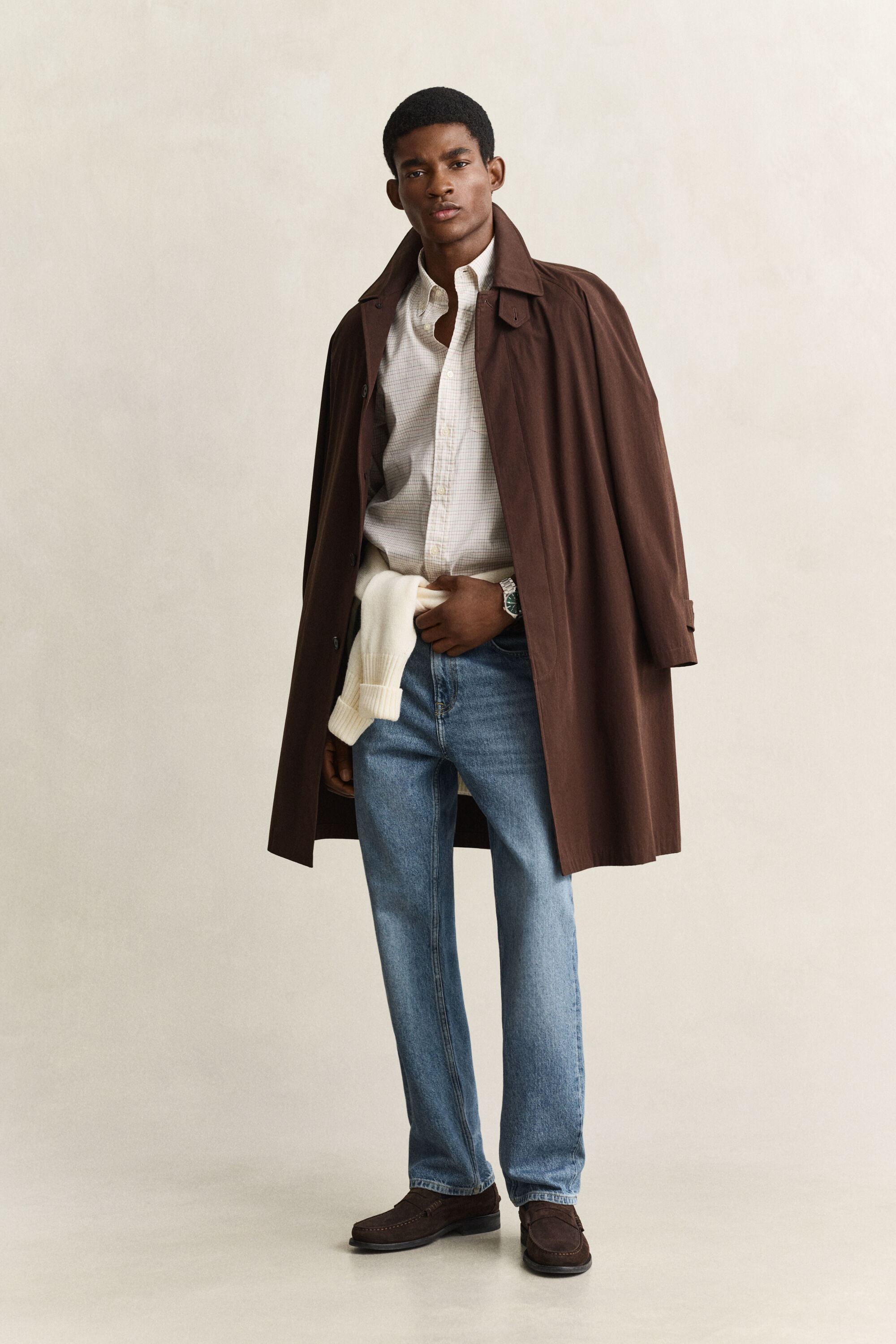 Ruudullinen Gant x Yale-oxford-paita