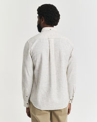 Regular fit ‑mitoitettu nyppyflanellipaita