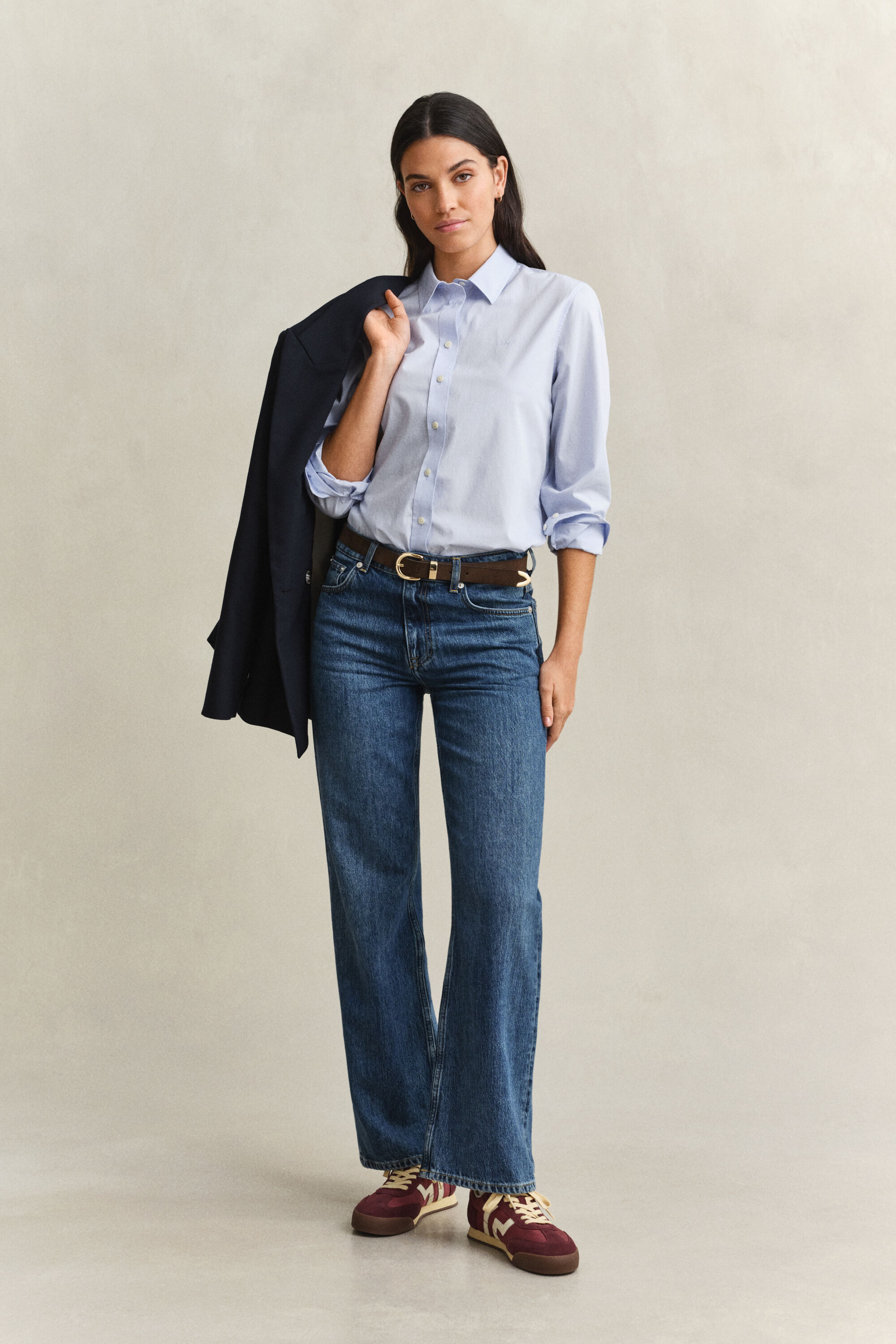 Regular fit ‑mitoitettu Classic-popliinipaita