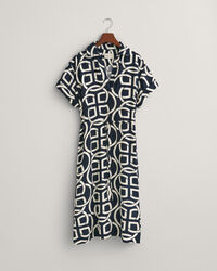 Lyhythihainen printtikuvioitu Monogram-kaftaani