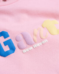 Girls-malliston lyhythihainen GANT-printtijerseypaita