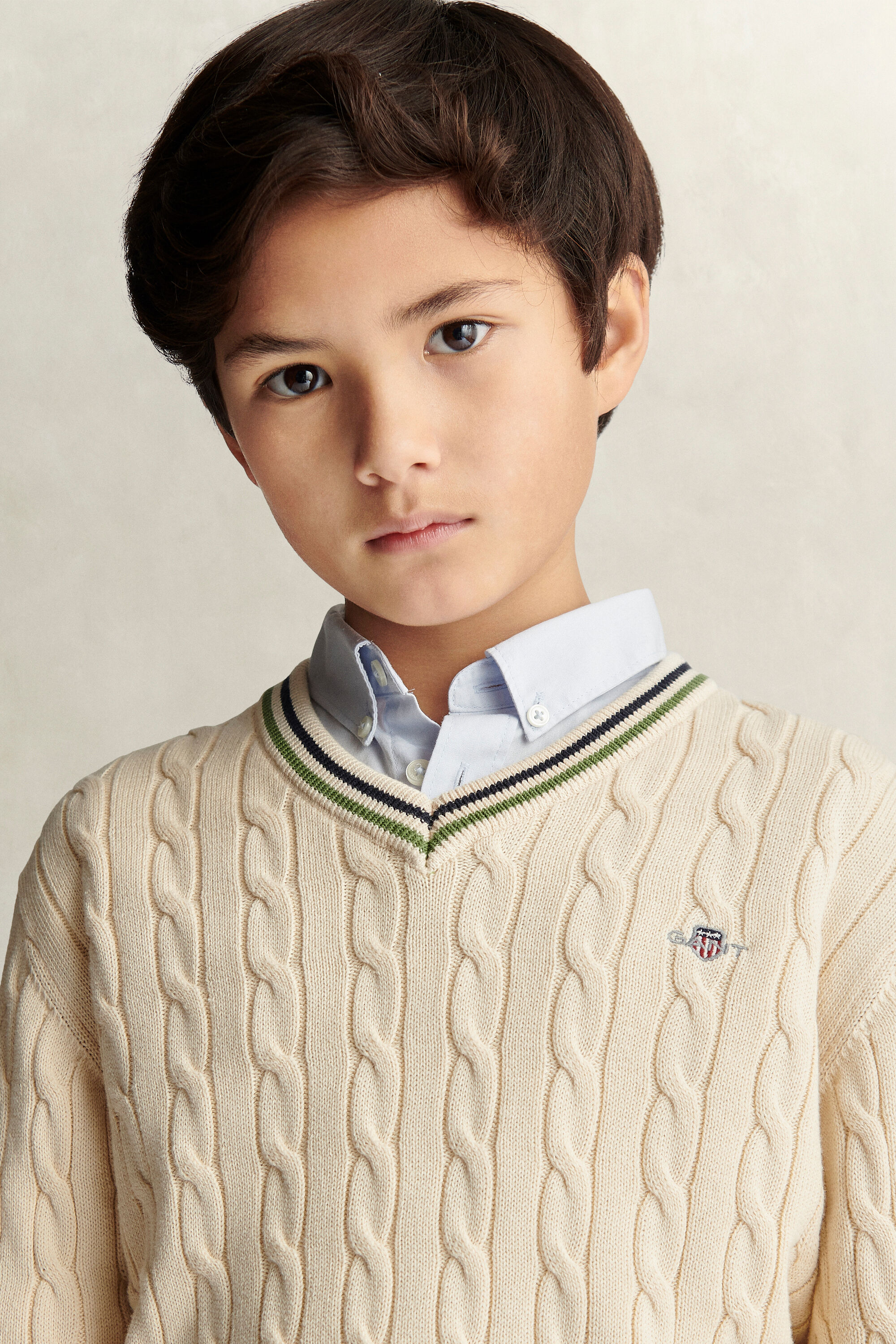 Teen Boys ‑malliston krikettineulepusero