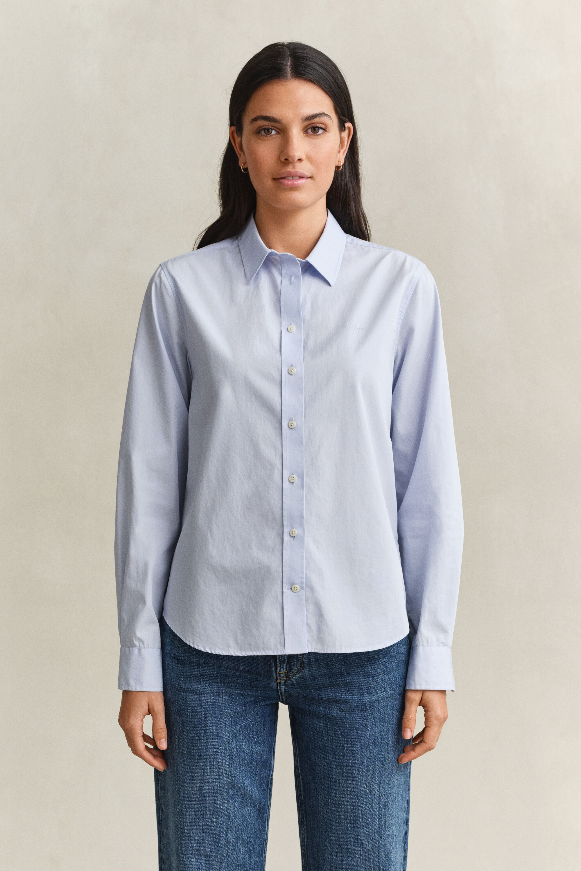 Regular fit ‑mitoitettu Classic-popliinipaita